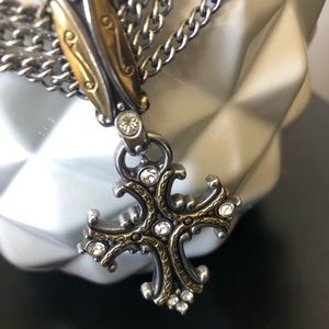 STUNNING Brighton “Gloria” cross necklace